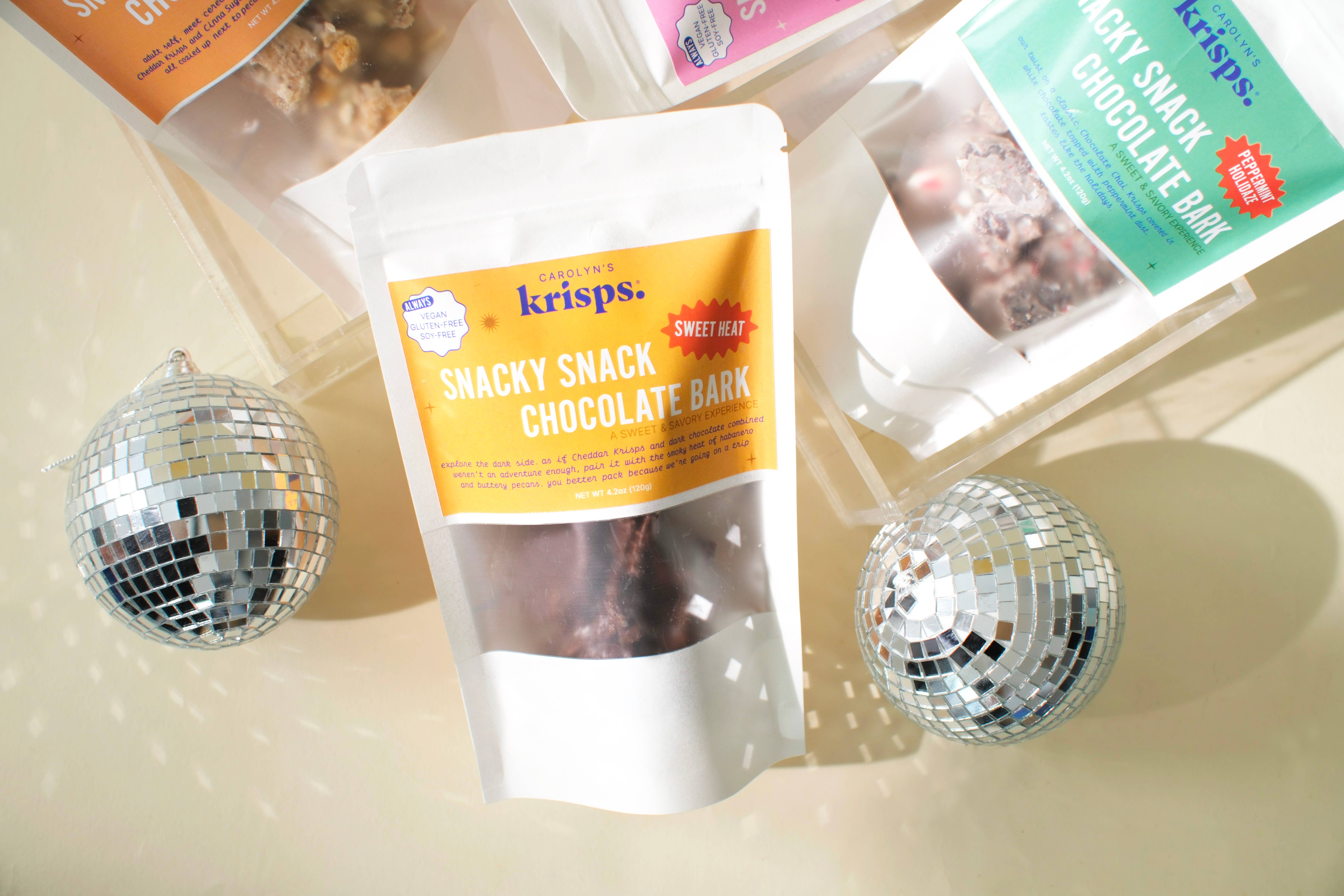 Carolyn's Krisps – wholesale Chokladtäckta godisar – Snack Bark - Sweet Heat - Glutenfri, vegan1