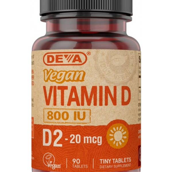 Deva Nutrition - Wholesale Oral Supplement/Vitamin - Vegan Vitamin D - 800 IU (ergacalciferol)