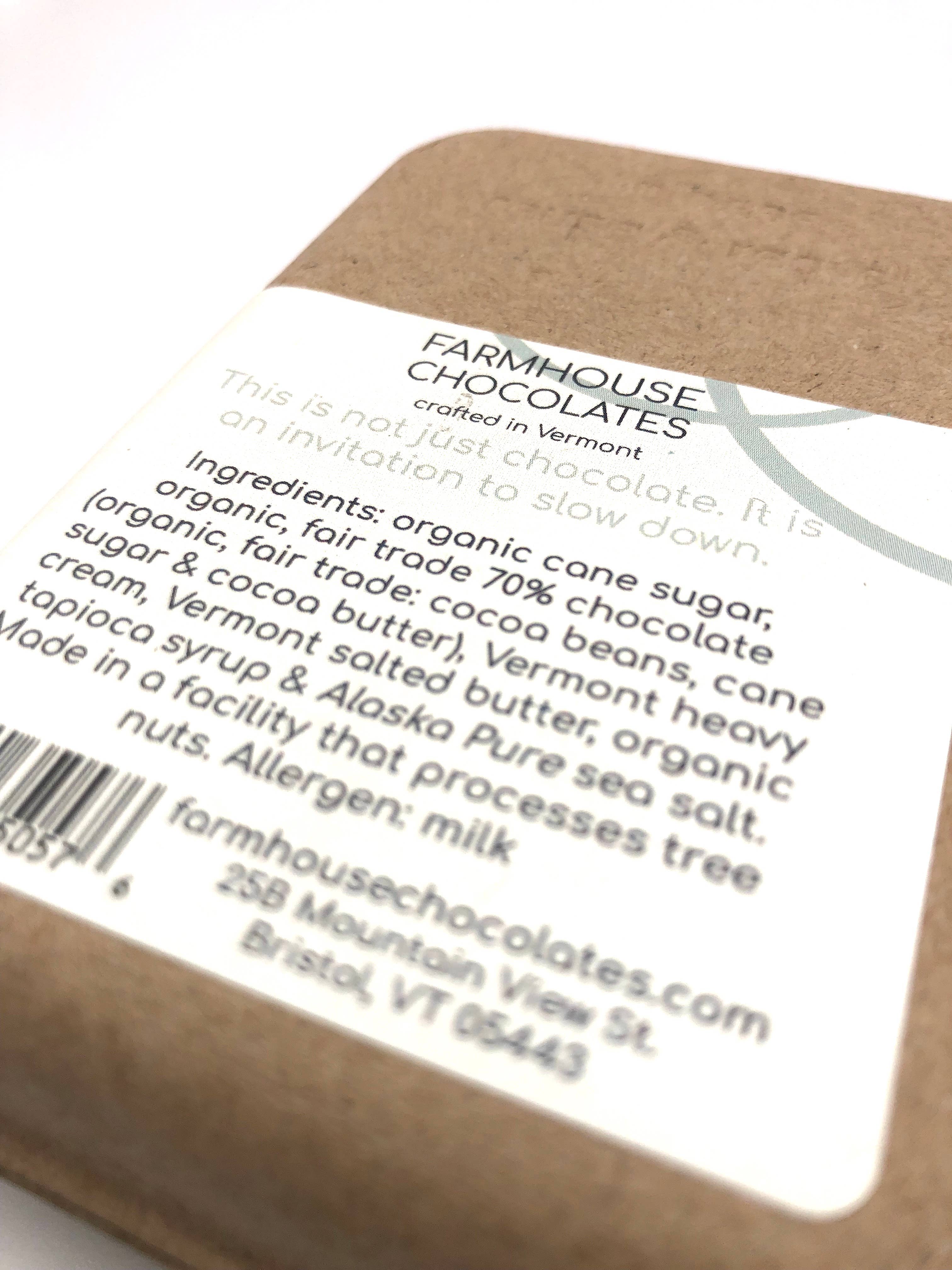 Farmhouse Chocolates - Wholesale Chocolate Covered Sweets - 4 Piece Dark Chocolate Covered Salted Caramels7