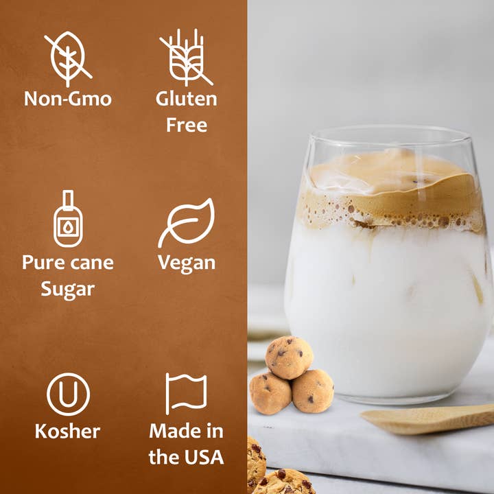 Syruvia - Wholesale Flavored Syrup - Chocolate Chip Cookie Dough Syrup