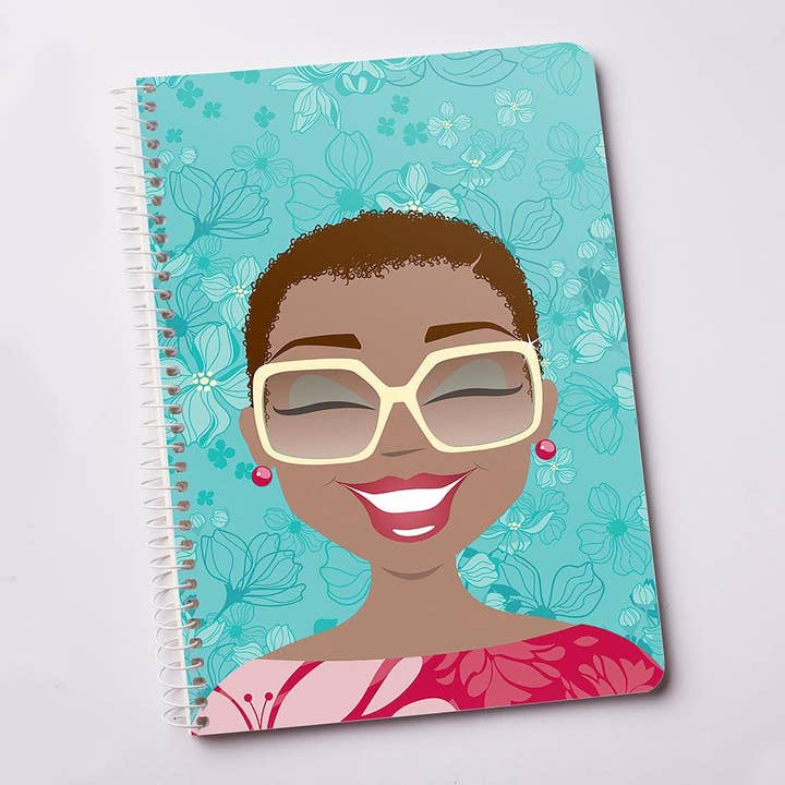 "Ms Teeny Weeny Tiffany" Spiral Notebook for wholesale by The DynaSmiles Stationery