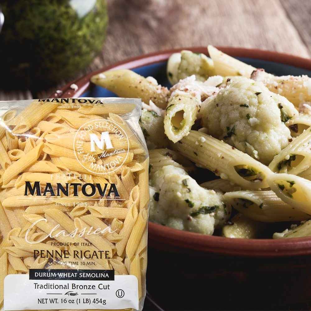Fine Italian Food - Wholesale Pasta - Mantova Bronze Cut Penne Rigate Pasta, 1 lb.2