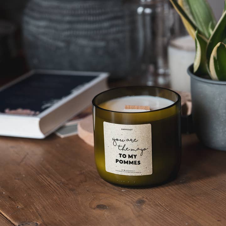 Happysoy - Wholesale Jar/Filled Candle - Scented candle - you are the mayo to my fries4