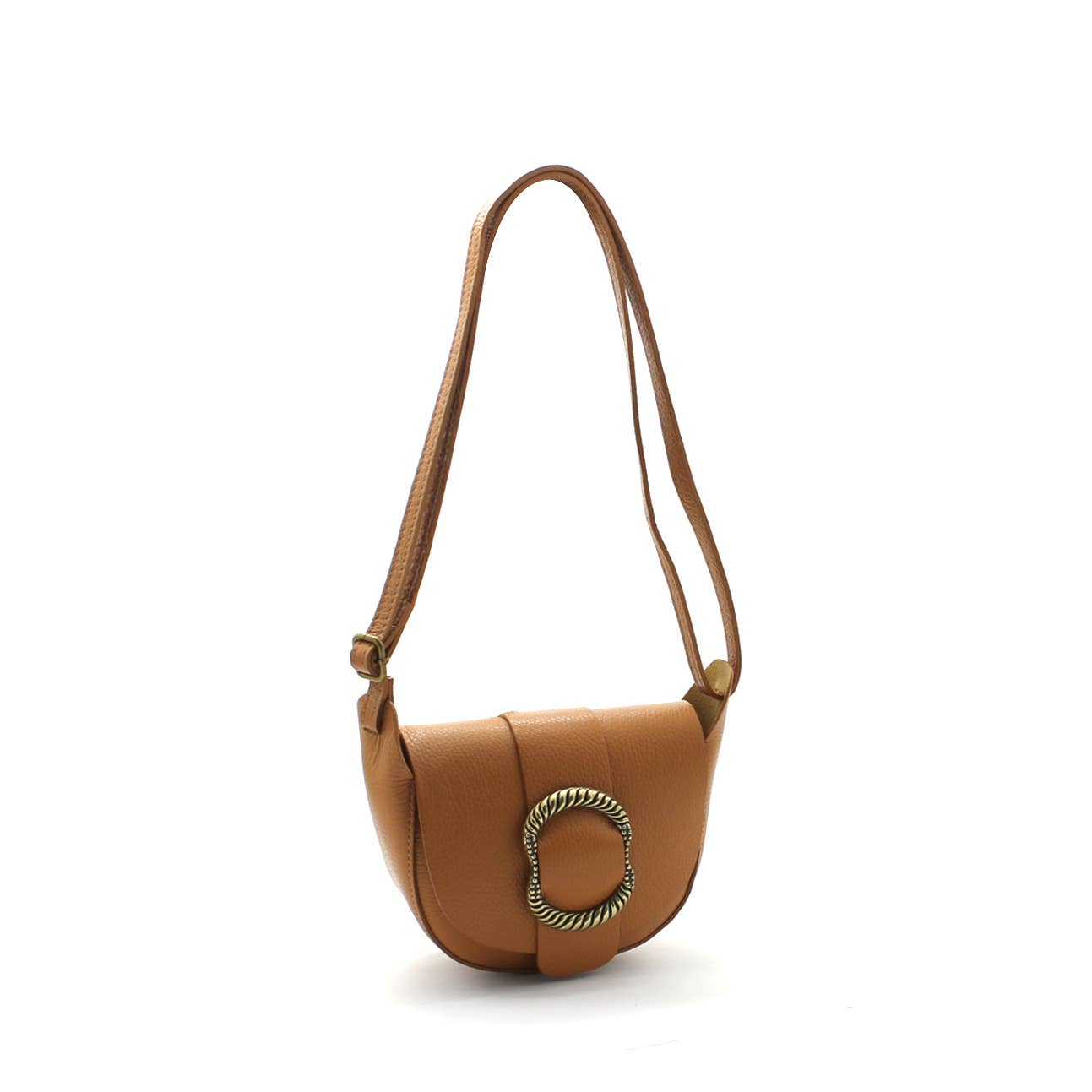 Vimoda - Wholesale Shoulder Bag - Women's - Cowhide leather shoulder bag with buckle 6