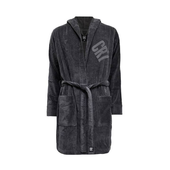 CR7 - Peignoir 100% Coton Bio en Gris pour la vente par CR7 Underwear