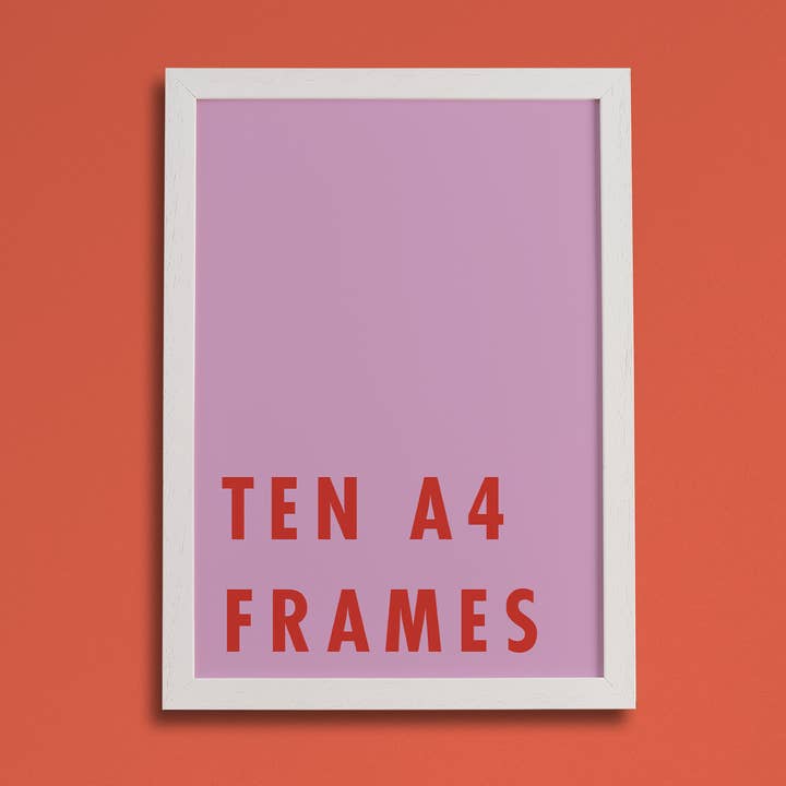Wooden Picture Frames - A4 for wholesale by Bookishly (No US Import Fees)