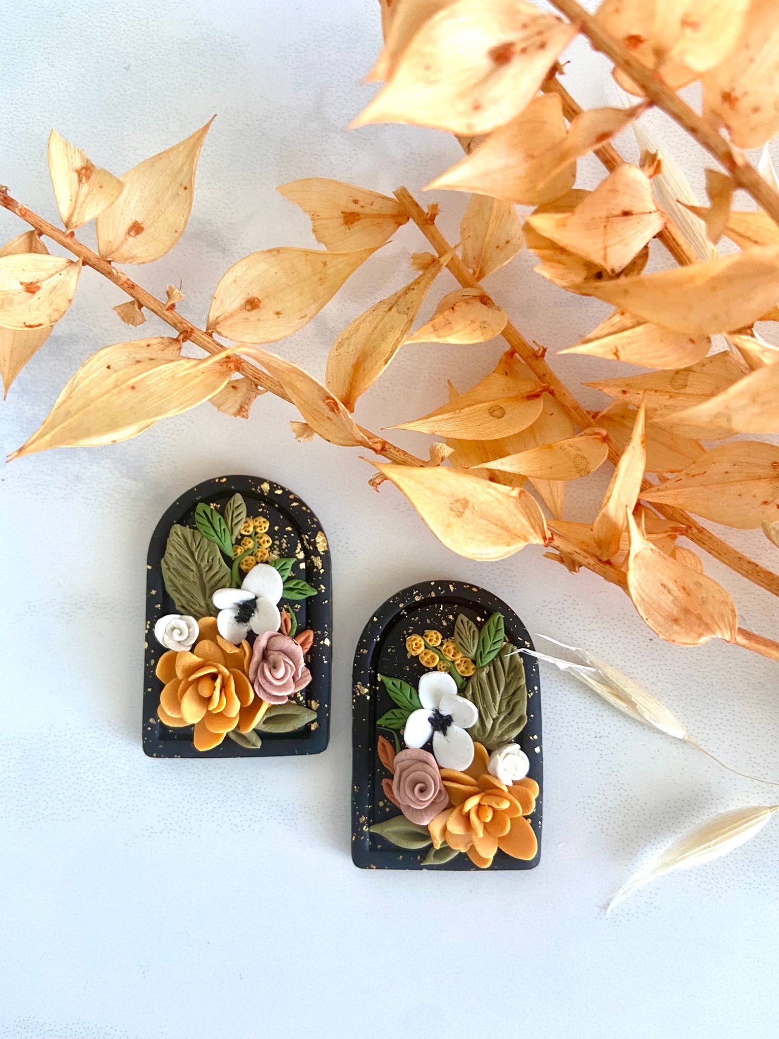 Everything Ky and I - Wholesale Stud/Post Earrings - Fall Floral Boutique Studs1