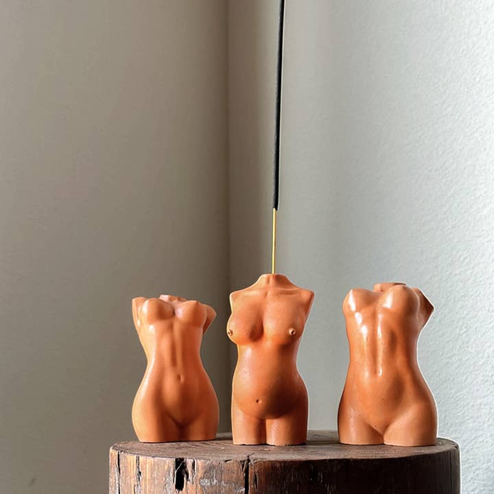 Jabali Räucherstäbchenhalter | MTH Torso Räucherstäbchenhalter für den Großhandel von My Terracotta Home