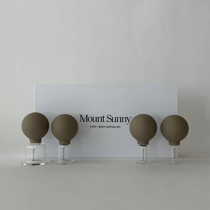 Mount Sunny - Wholesale Gua Sha Tool - Facial Cupping Set
