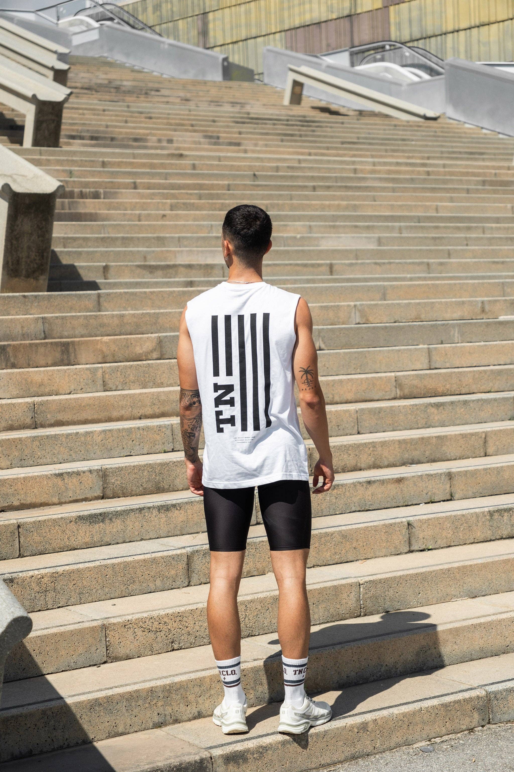 White TN Flag Bold - Tank Top for wholesale on Faire2