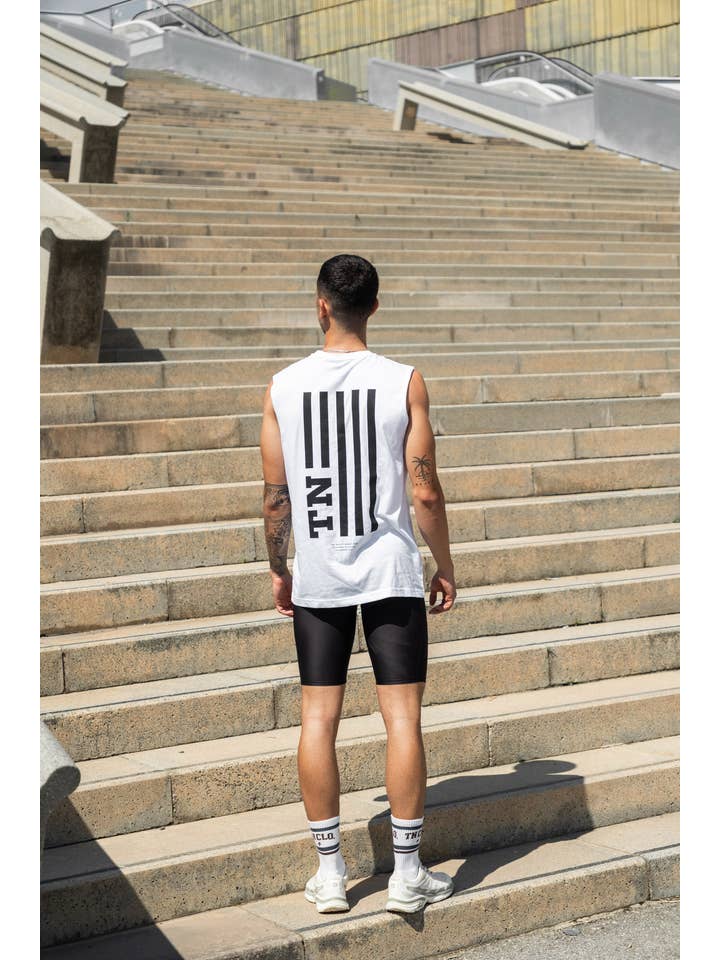 Weiß TN Flag Bold - Tanktop für den Großhandel auf Faire2