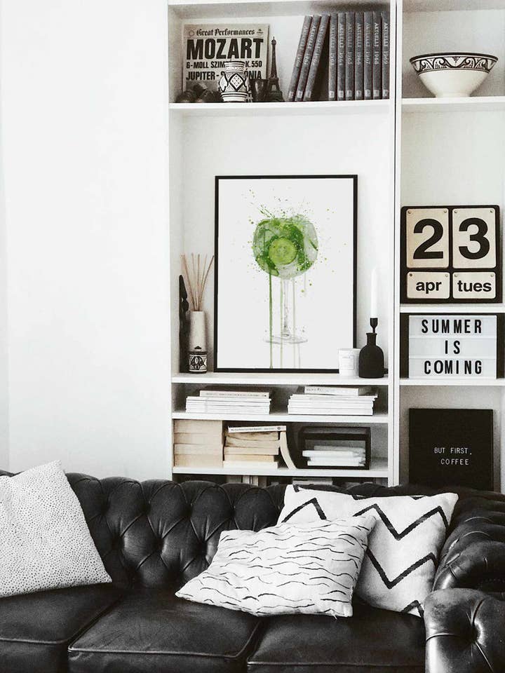 Gin och tonic väggkonst Print 'bägare 2,0' för wholesale av We Love Prints