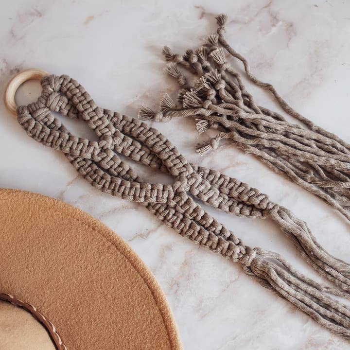 Modern Bo Studio - Wholesale Hat Rack - "Rori" - Macrame Hat Hanger4