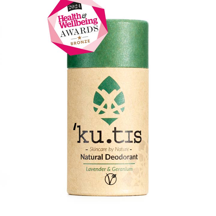 Vegan Lavender & Geranium Natural Deodorant for wholesale by Kutis Skincare