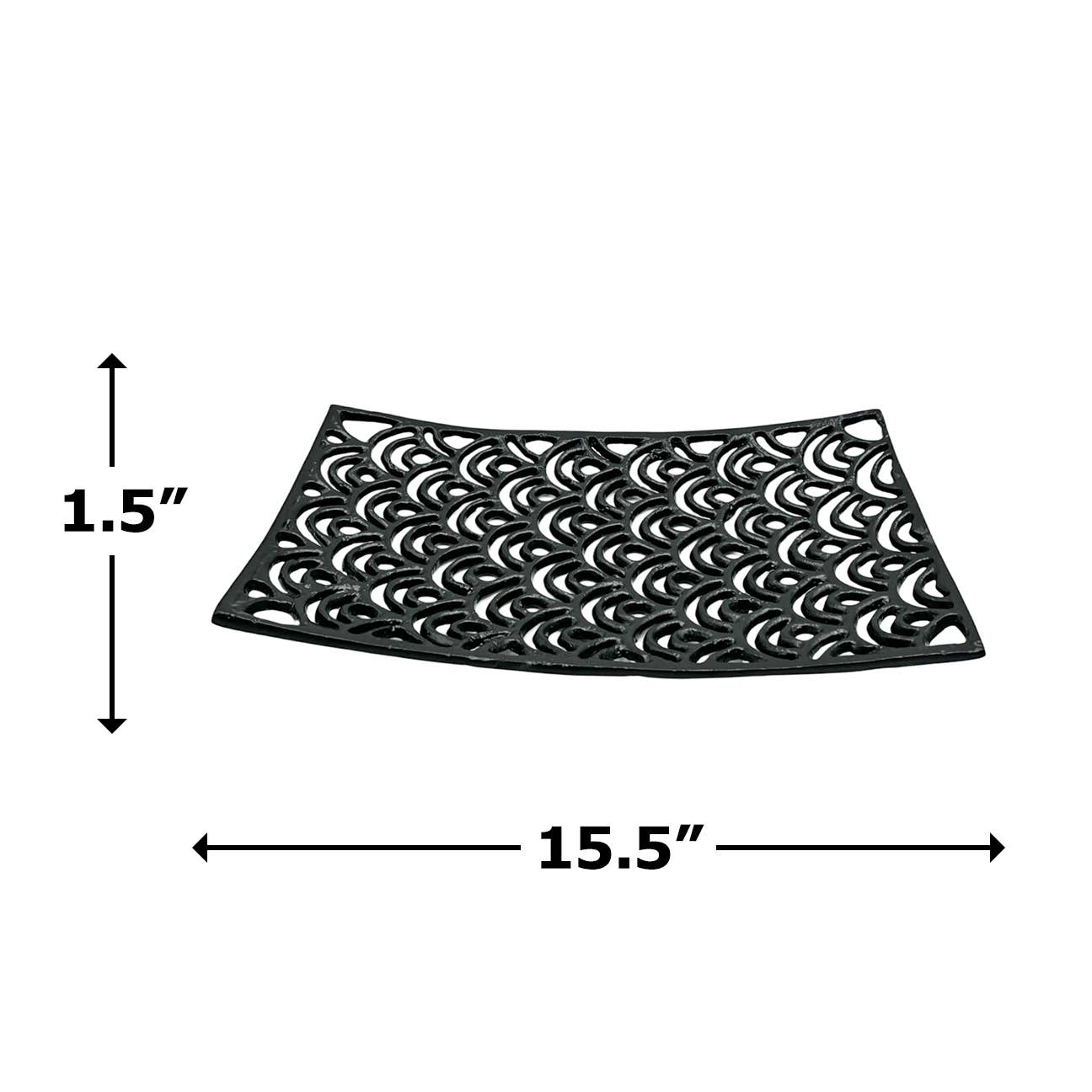 2626 Designs - Wholesale Platter - Aluminum  Peacock Feather Square Platter6