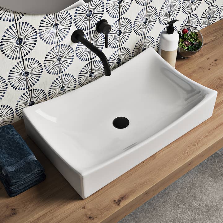 Marseille 25.5” Rectangle Vessel Bathroom Sink for wholesale by Swiss Madison