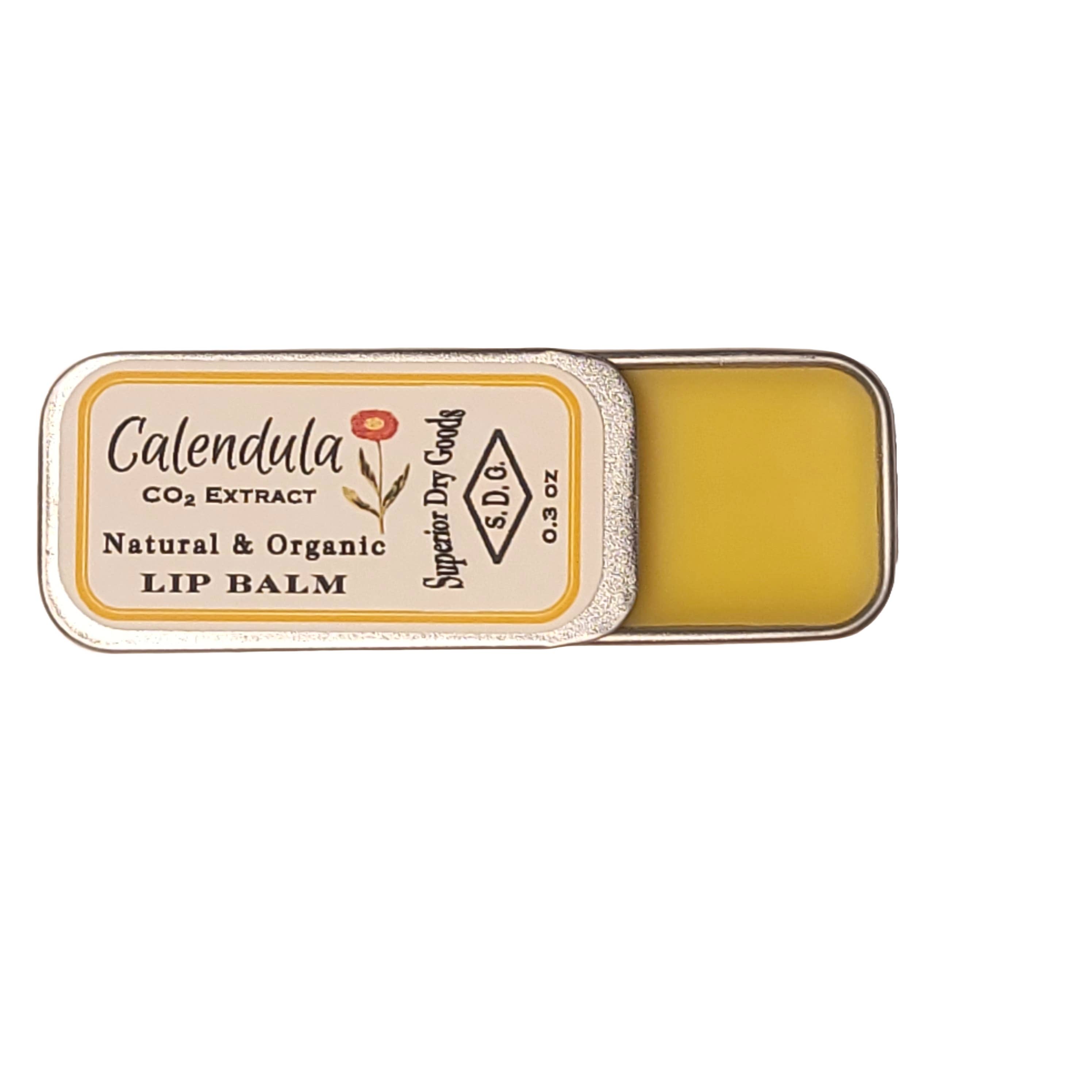 Superior Dry Goods - Wholesale Lip Balm - Calendula Lip Balm | Aluminum Slider | Natural & Organic