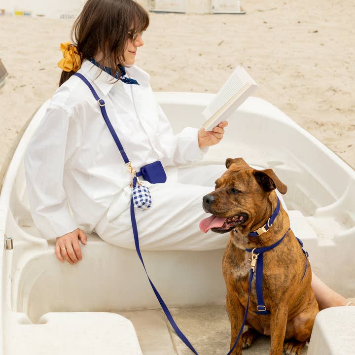 SUNNY TAILS - Wholesale Pet Leash - Dog - Signature Navy 4-in-1 Convertible Hands Free Cloud Dog Leash8