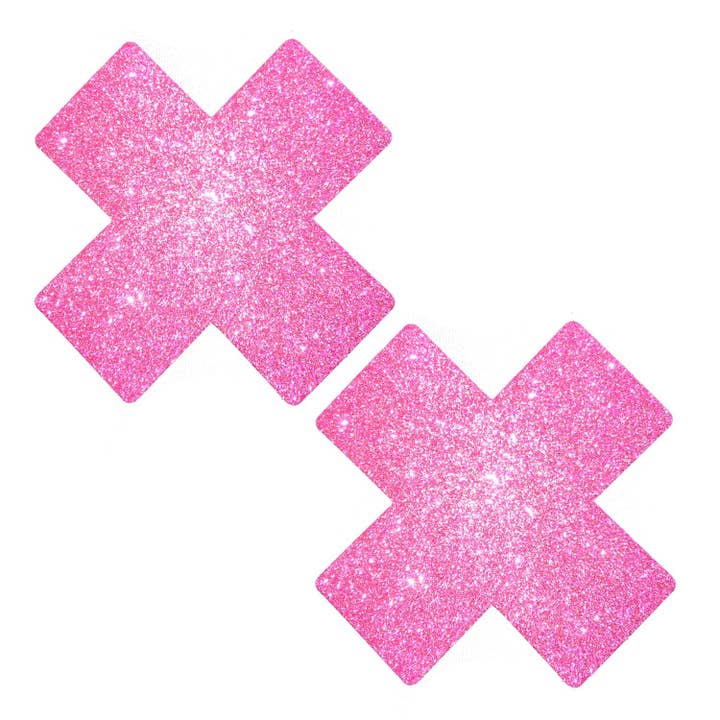 Couvre-tétons Sparkle Pony Pink X Factor Pasties pour la vente par Neva Nude