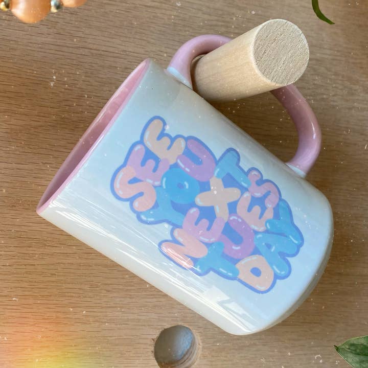 Kaffeetasse Wir sehen uns nächsten Dienstag für den Großhandel von Chateau Blanche