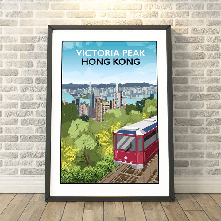 Victoria Peak, Hongkong, China Druck, Karten & Geschenke für den Großhandel von Tabitha Mary