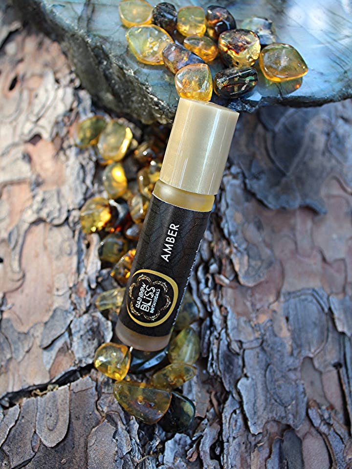 Profumo botanico ambrato per la vendita all'ingrosso da parte di Rainbow Bliss Botanicals