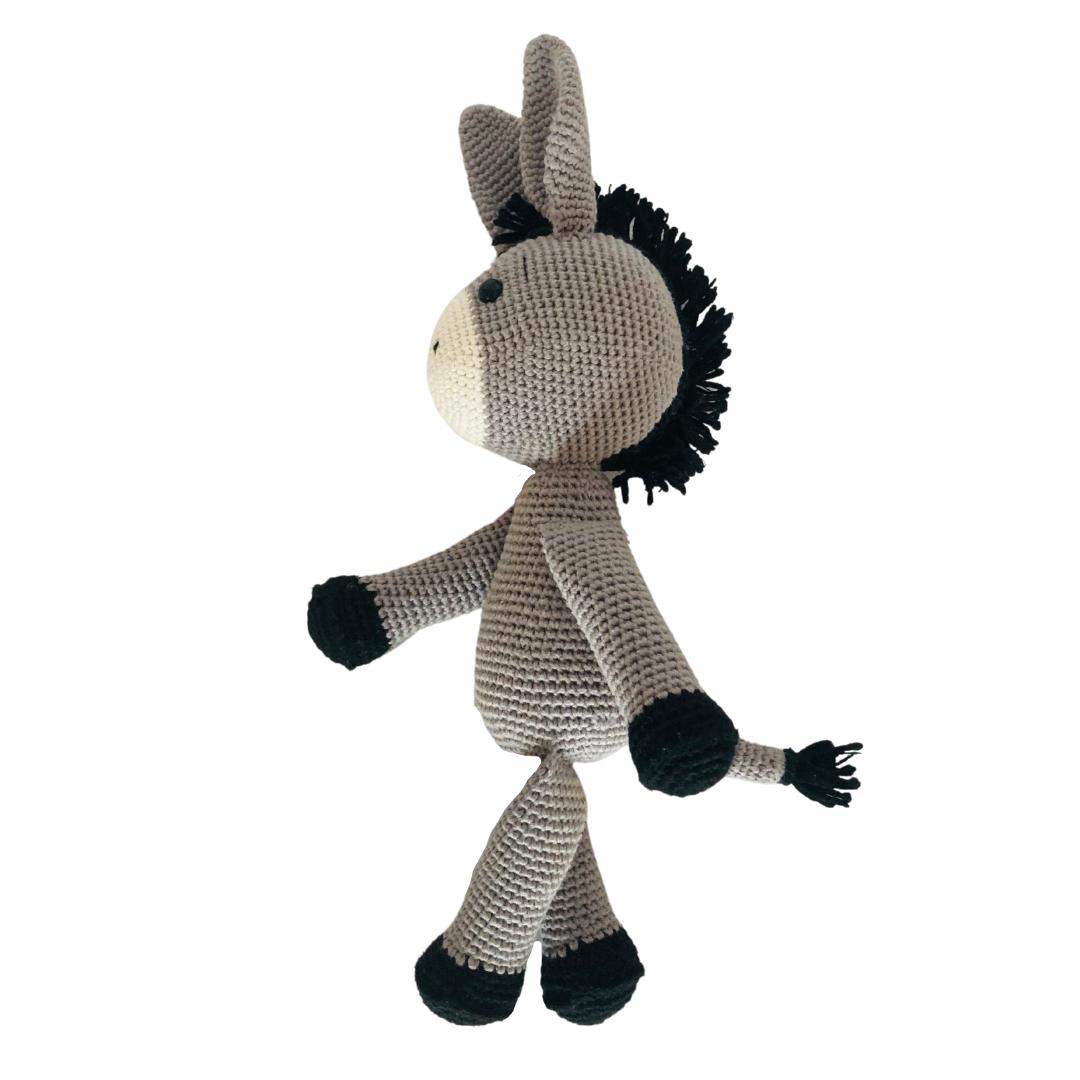 BEBEMOSS, LLC - Wholesale Stuffed/Plush Toy - Kids & Baby - Stuffed animal toy, donkey, organic cotton farm animal toy3