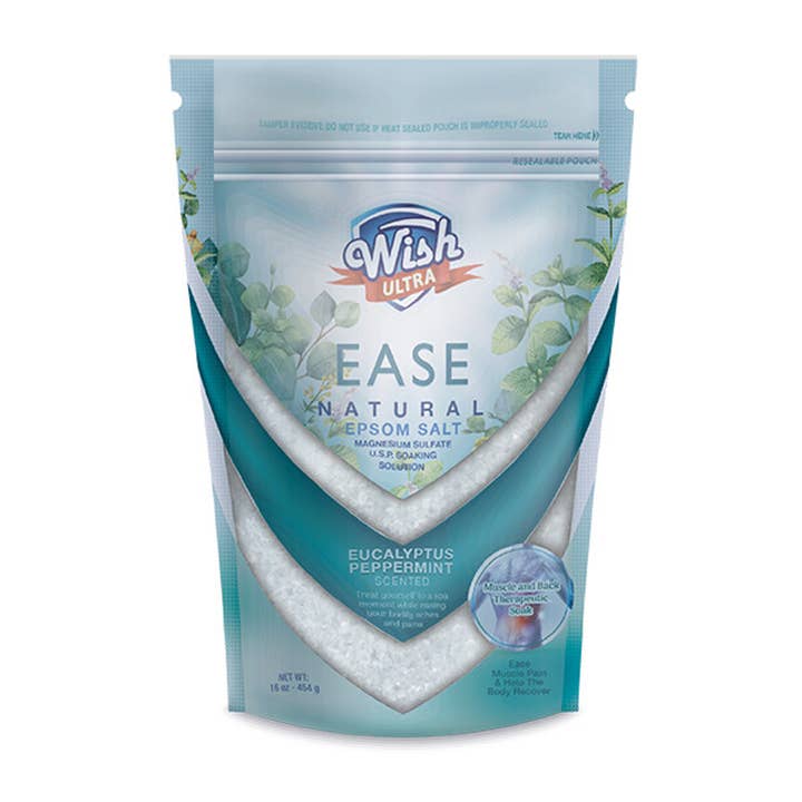 Wish Epsom Salt 16oz Bag Ease Muscle & Back Soak for wholesale by Deluxe Import Trading