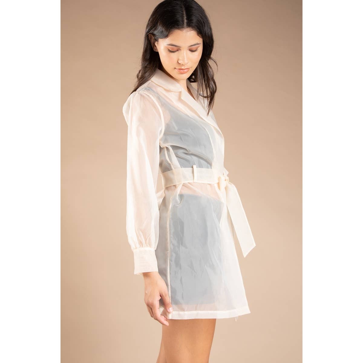 Naked Zebra Rack – Engroshandel Jakke - Dame – Organza trenchcoat1