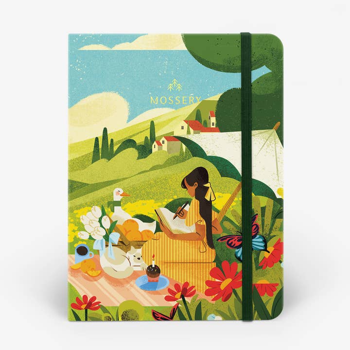 Diary Picnic Logo Wirebound Notebook for wholesale by Mossery