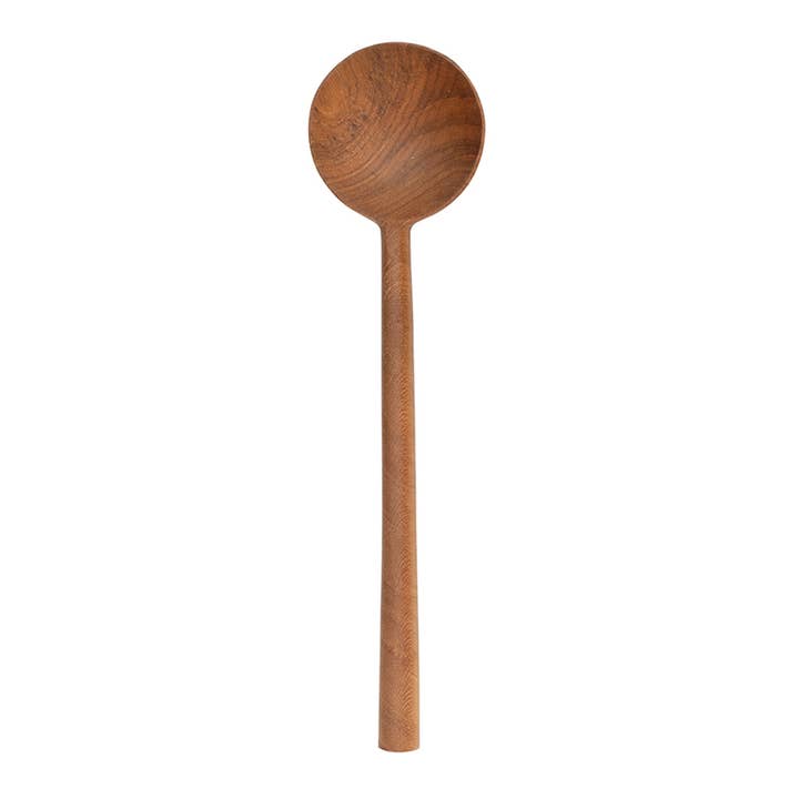 Bali Harvest - Wholesale Serving Utensil - Round Teak Bowl Wooden Spoon - Breakfast Dessert Serving7