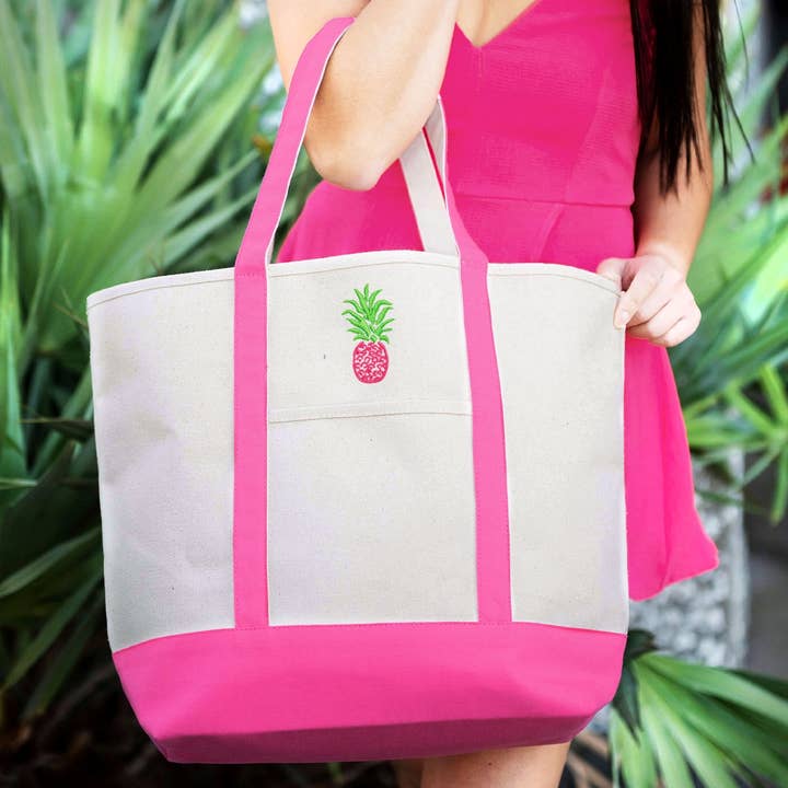 Viv&Lou - Wholesale Tote Bag - Women's - Pineapple Everyday Tote