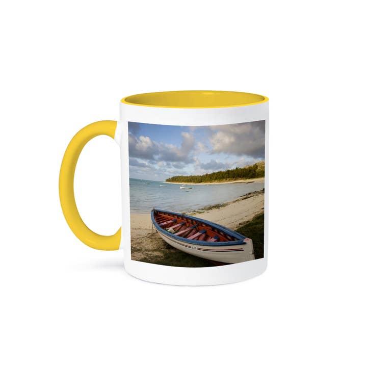 3dRose - Wholesale Coffee Mug - 3dRose, Mauritius, Rodrigues Island, Fishing Boats-AF28 WBI0243 - Walter Bibikow, Mug