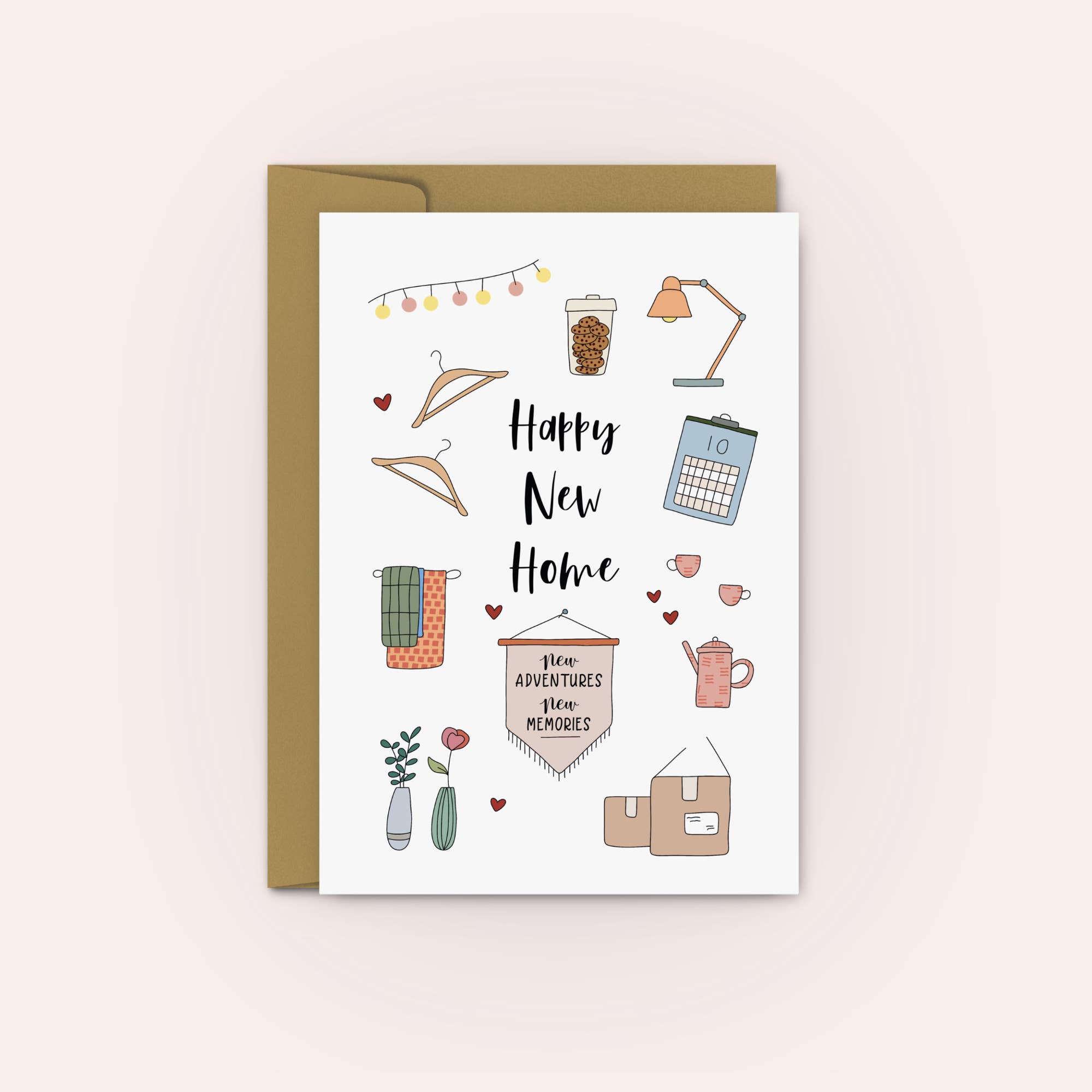 Swallow Wind Art - Wholesale House-warming card - Happy New Home - Housewarming Greeting Card