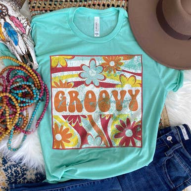 Groovy Kind Of Love Screen Print Heat Transfer for wholesale by Trendy Transfers