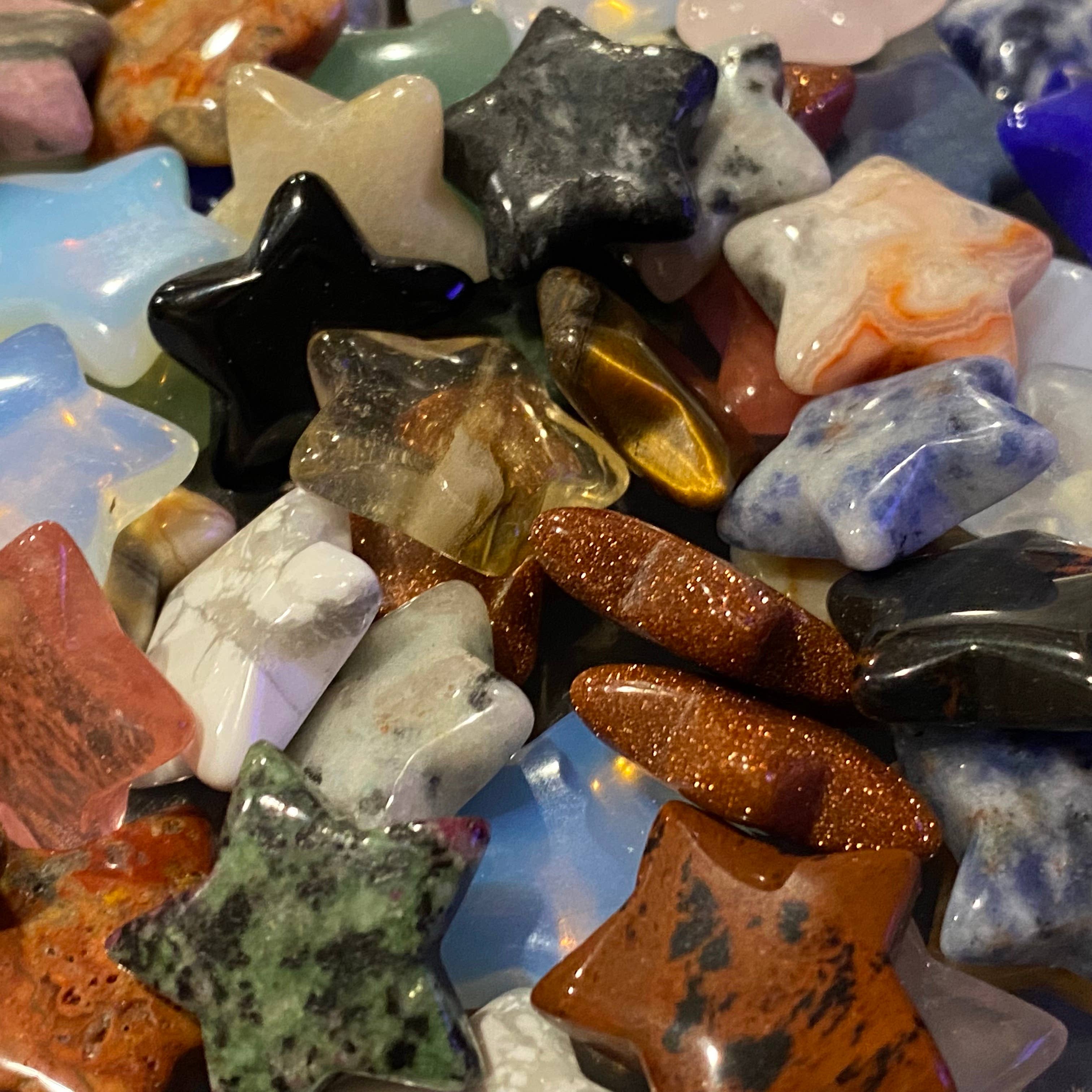 Wax Apothecary - Wholesale Spiritual Stone/Crystal - ⭐️ Crystal Mini Star Stone Assortment ⭐️9