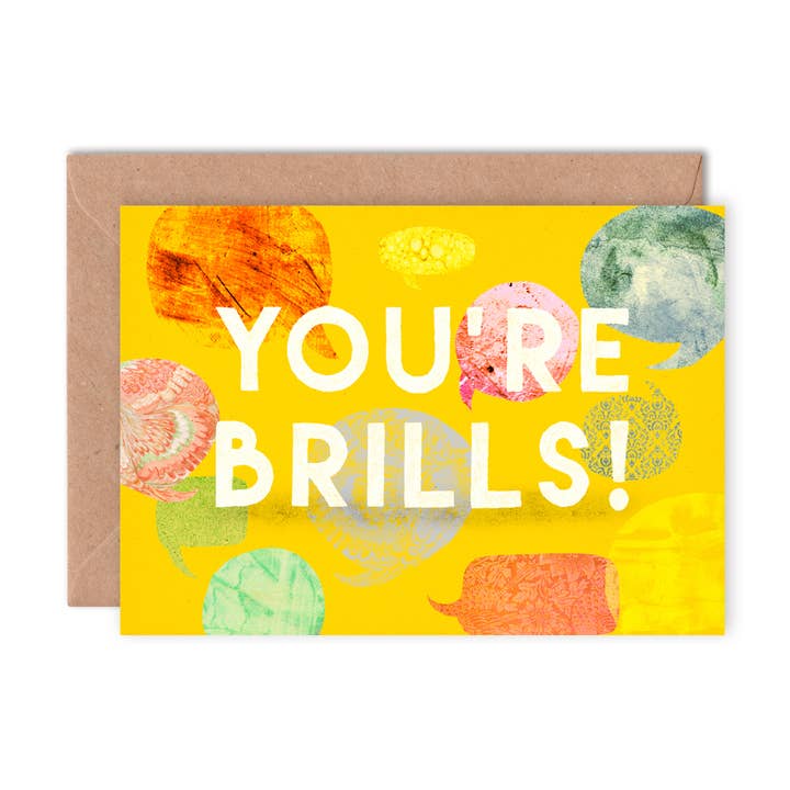 You're Brills - Biglietto di auguri singolo per la vendita all'ingrosso da parte di Emily Nash Illustration Greeting Cards