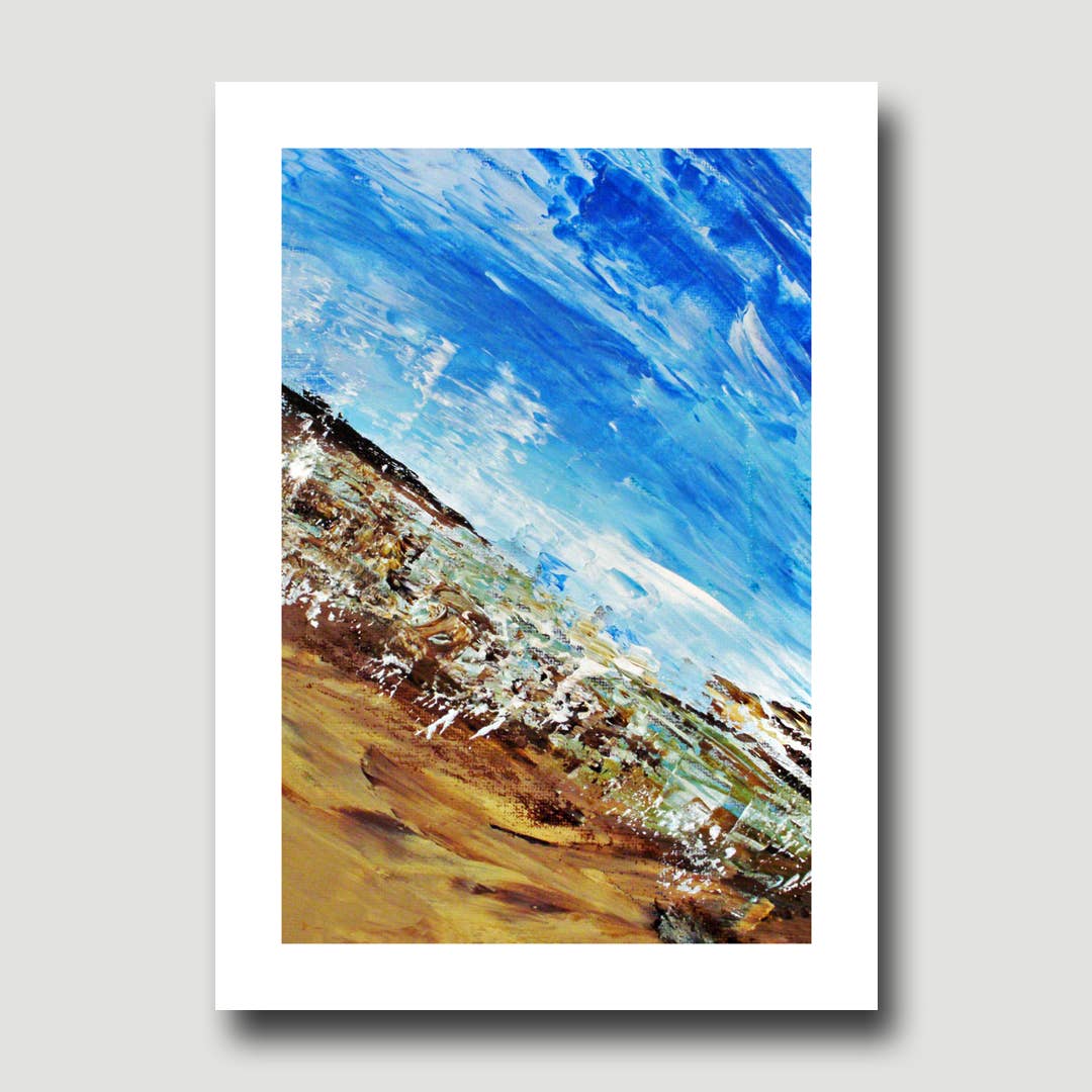 Fine Art For Small Spaces - Wholesale Art Print - Lakewaves 2 Waterscape Landscape Nature Art Mini Print2