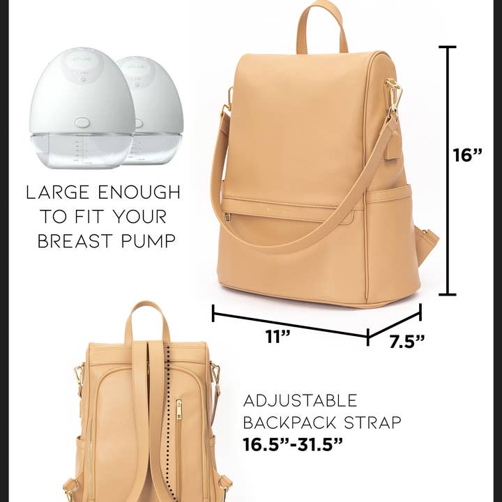 Mia + Sophia - Wholesale Diaper Bag - Baby - Mia Diaper Bag Stroller Straps Bottle Holder Changing Pad11