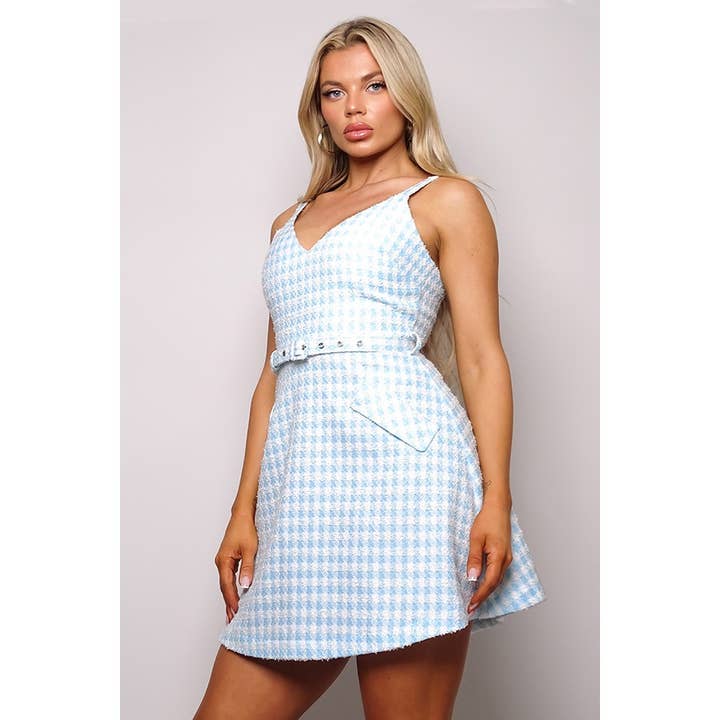 CEFIAN FASHION - Wholesale Dress - Women's - EASTER COCO TWEED MINI DRESS11