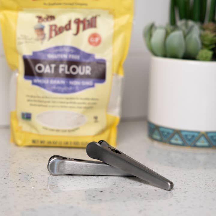 Fox Run Brands - Wholesale Kitchen Tool/Gadget - Fox Run Stainless Steel Kitchen Bag Clips, Set of 2, 4.5"