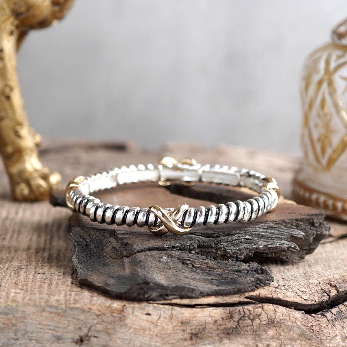 PennyLine inc - Vente Bracelet jonc - Sérénade Argentée – Collection de Bracelets Bohème2