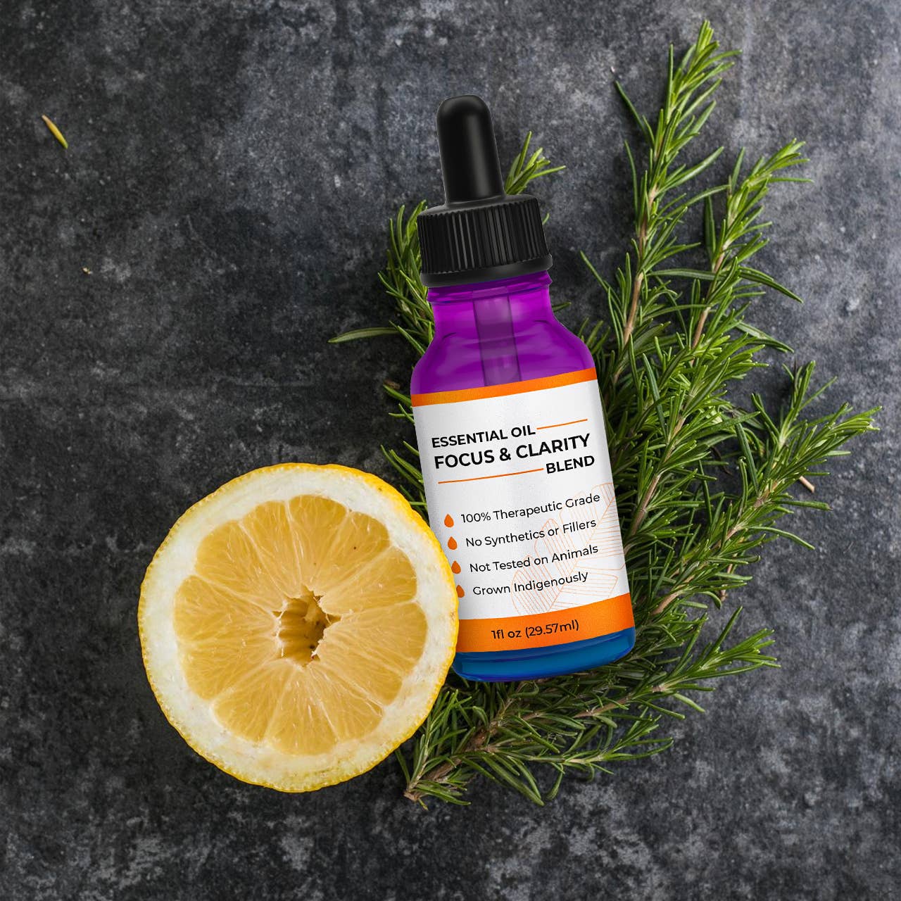 The Midwest Sea Salt Company - Wholesale Essential Oil - Focus & Clarity Essential Oil Blend - 1oz4