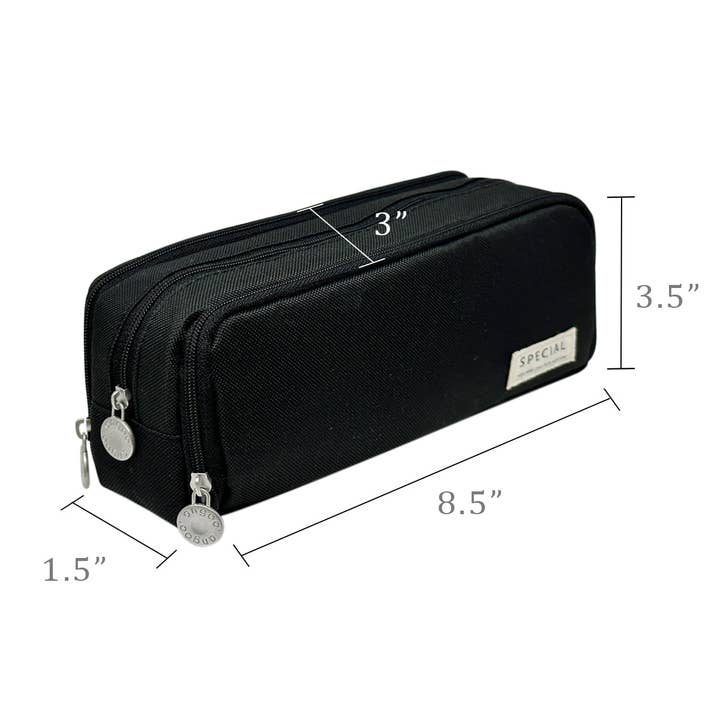 Wrapables.com - Wholesale Pencil Case/Pouch - Wrapables Large Capacity Pencil Case, 3 Compartment Pouch1