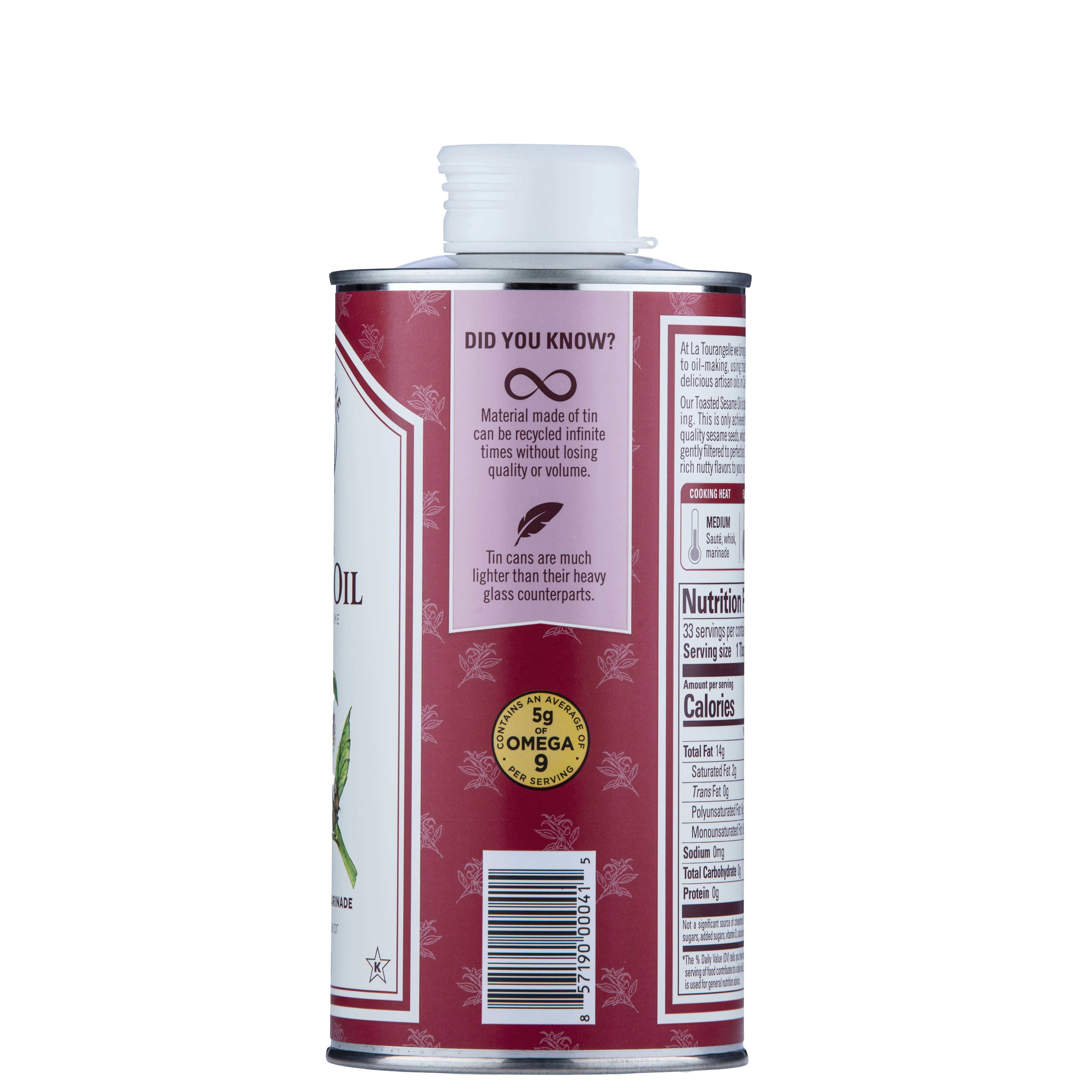 La Tourangelle - Wholesale Cooking Oil - La Tourangelle Toasted Sesame Oil, 16.9 Fl Oz - 6 Units2