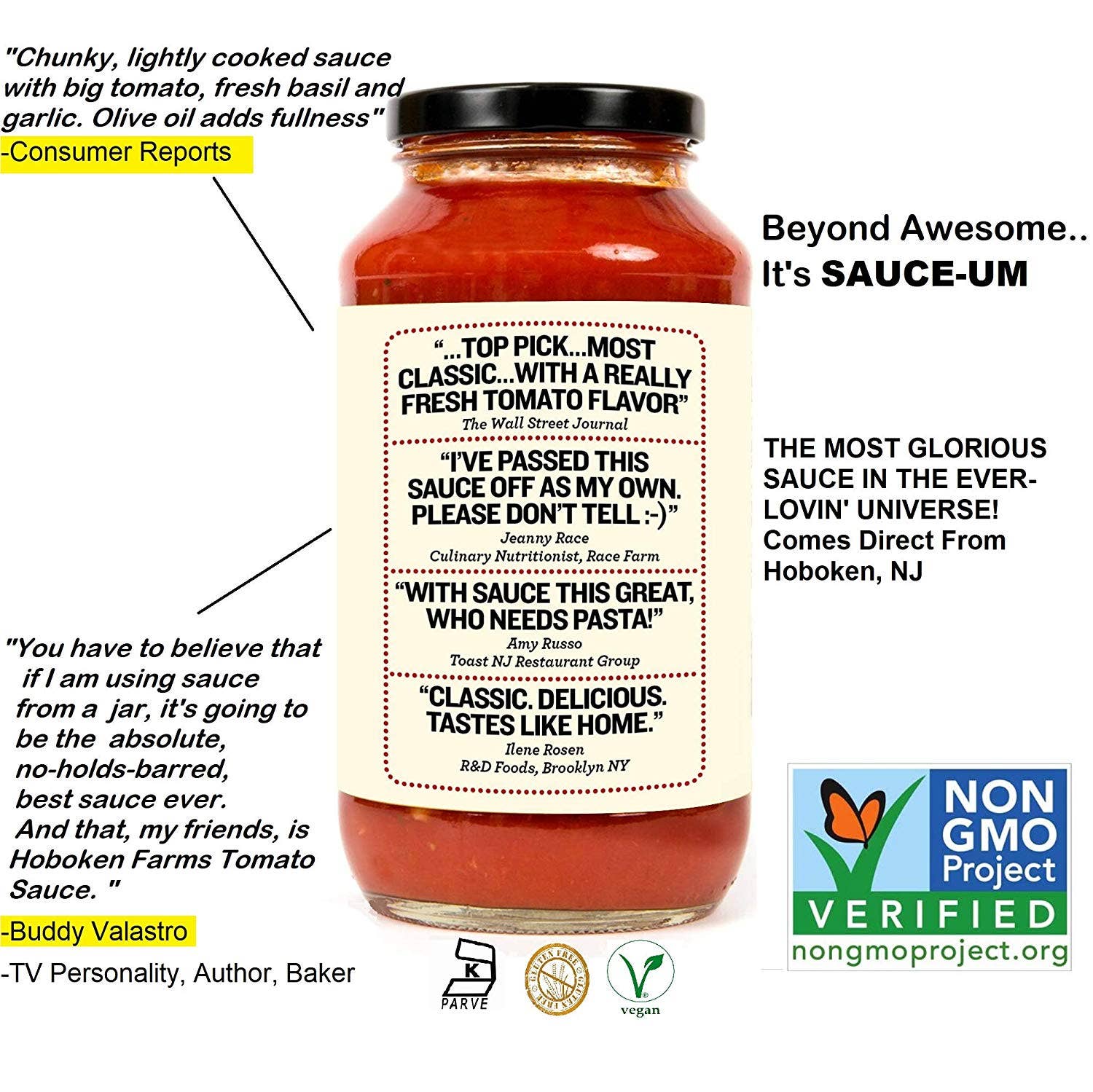 Hoboken Farms - Wholesale Pasta Sauce - Hoboken Farms Vodka Sauce 6 Pack11