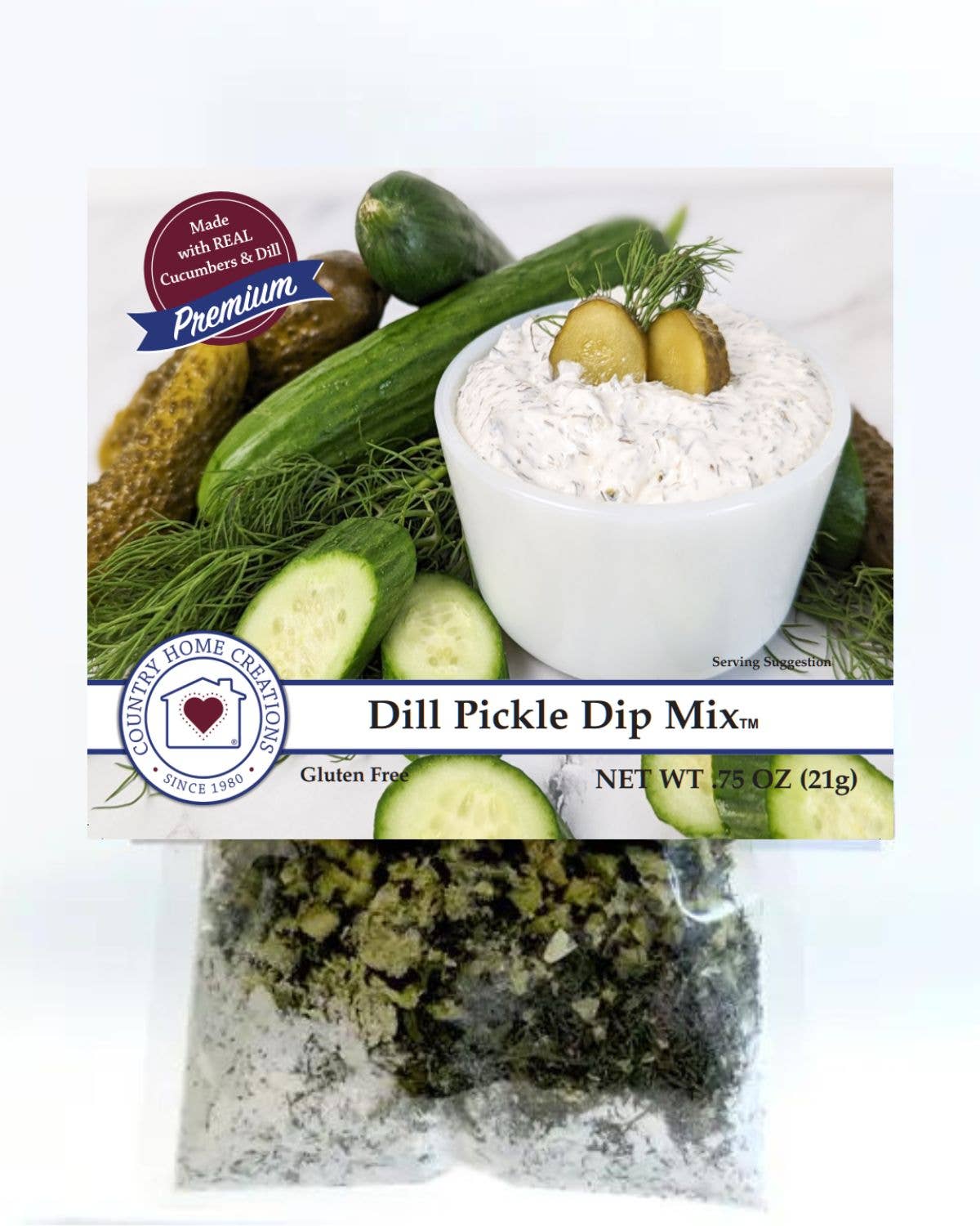 Country Home Creations - Wholesale Dip - Dill Pickle Dip Mix