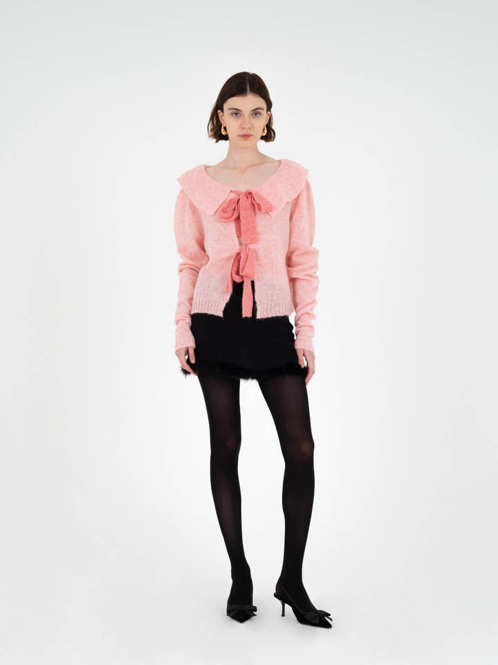 CARMEN SAYS - Venta al por mayor Falda - Mujer - Falda Plumas Negras Árbol