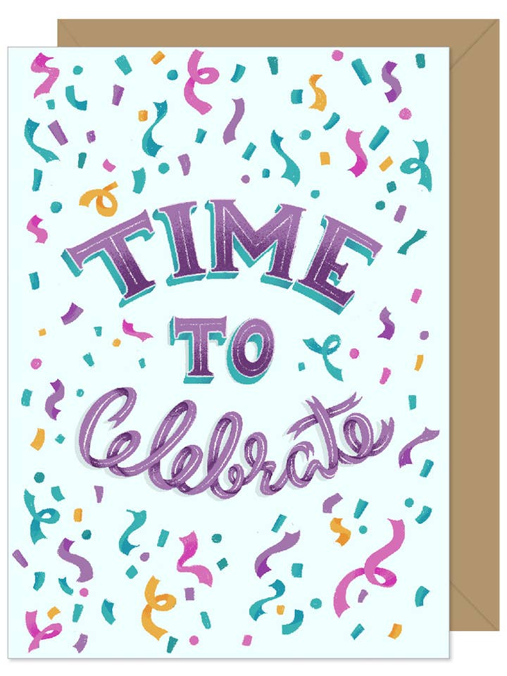 Carte Temps de Fêter pour la vente par Hello Sweetie