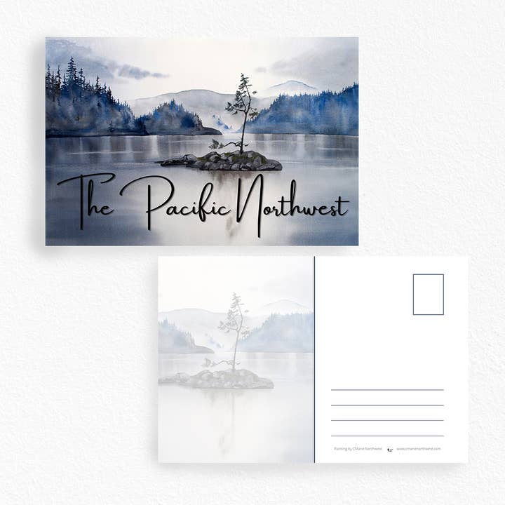 Cartão postal do noroeste do Pacífico por atacado de CMarie Northwest